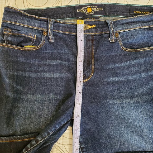 [12/31W] Lucky Brand Jeans Sofia Capri - Picture 10 of 12
